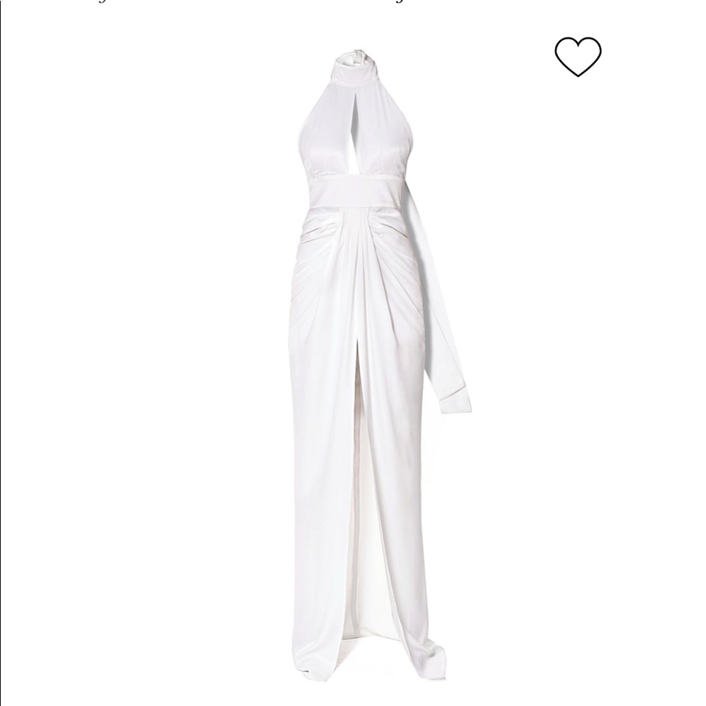 AGGI GIULIA BRIGHT WHITE DRESS